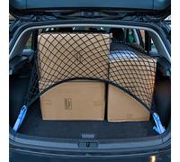 Vicera Rete bagagli 120 x 100 cm con 4 cinghie di tensione • Rete bagagliaio per grandi SUV, furgoni, furgoni, fissaggio del carico con cinghie di fissaggio per il bagagliaio