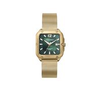 Viceroy 401188-65 - Orologio da donna in acciaio IP oro quadrante verde, Verde, Bracciale