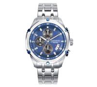Viceroy 46837-37 Orologio Uomo Magnum - Cronografo, Acciaio Argento e Blu
