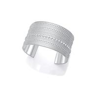 Viceroy Bracciale Fashion Donna 14316P01000 - Acciaio placcato argento, design rigido a sfere, collezione Laura Scanes