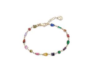 Viceroy Bracciale Giocoso Placcato Oro Con Zirconi Colorati Elegante 1342P100-39 - Bracciale