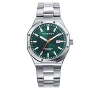 Viceroy Magnum 401459-67 - Orologio analogico da uomo, 42 mm, in acciaio inox, argento, quadrante verde con calendario, vetro minerale, WR 100M