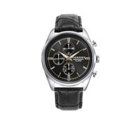 Viceroy Orologio da Uomo Classico in Acciaio - 42 mm - Movimento al Quarzo - Tre Lancette - Quadrante Multicolore - Impermeabile 10 ATM - Cinturino in Pelle - Collezione Classic - 401379-17