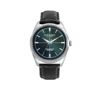 Viceroy Orologio da Uomo Classico in Acciaio Inossidabile - 42 mm - Movimento al Quarzo - Tre Lancette - Quadrante Verde - Impermeabile 10 ATM - Cinturino in Pelle - Collezione Classic - 401375-67