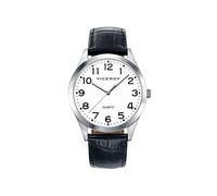 Viceroy Orologio da Uomo Elegante in Acciaio - 39 mm - Movimento al Quarzo - Quadrante Bianco - Impermeabile 5 ATM - Bracciale in Acciaio - Collezione Grand - 42233-04