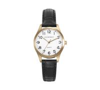 Viceroy Orologio da Donna Elegante in Acciaio - 29 mm - Movimento al Quarzo - Quadrante Bianco - Ghiera Dorata - Impermeabile 5 ATM - Bracciale in Acciaio - Collezione Grand - 42222-94