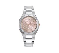 Viceroy Orologio Laura Scanes Donna, Doppia Lunetta Acciaio/IP Rosa con Diamanti Creati, Vetro Zaffiro, Ref. 45004-83, blu