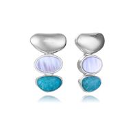 VICEROY Pend Acciaio Ip Pietra Nat Madr Per Signora Fshn, 3, Lega di acciaio, Agata Amazzonite Pietra naturale Agata Amazonite