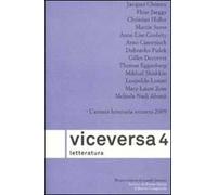 Viceversa Letteratura. Rivista svizzera di scambi letterari (2010). Vol. 4