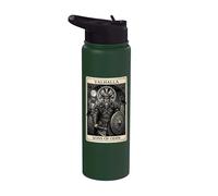 Vichinghi Figli di Odino Norreno Warrior Valhalla Odin Tarocchi Stainless Steel Insulated Water Bottle