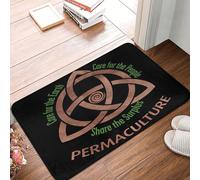 Vichinghi Mistico Infinito Celti Nodo Della Trinità Tappetino Da Bagno Confortevole Tappetini Porta Dingresso Resistente Tappeto Ingresso Casa Per Soggiorno Camera Letto Terrazzo 40X60 Cm