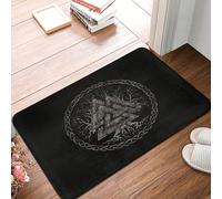 Vichinghi Mitologia Norrena Runa Magica Pagana Zerbino Di Benvenuto Lavabile Tappeto Ingresso Casa Confortevole Tappetini Porta Dingresso Per Balcone Soggiorno Interno 40X60 Cm