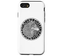 Vichingo Lupo Bussola Spirito Animale Simboli Norreni Run Custodia per iPhone SE (2020) / 7/8