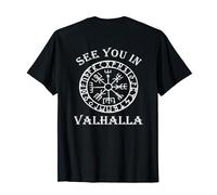 Vichingo Odin Ragna Ci vediamo in Valhalla regalo Maglietta