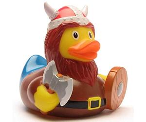 Vichingo uomo Paperella di gomma | Anatra di Gomma | Paperella da Bagno | Rubber Duck | Bathduck | Duckshop | L: 8,5 cm