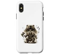 Vichingo Vegvisir Viking Celti Germani Valhalla Bussola Custodia per iPhone X/XS