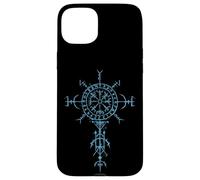 Vichingo Vegvisir Walhalla rune bussola nordica Custodia per iPhone 15 Plus