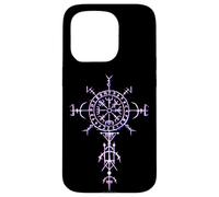 Vichingo Vegvisir Walhalla rune bussola nordica Custodia per iPhone 15 Pro