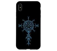 Vichingo Vegvisir Walhalla rune bussola nordica Custodia per iPhone XS Max