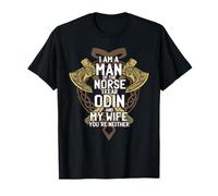 Vichingo Viking Ho Paura per Odino e mia Donna Maglietta