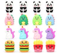 VICHOS 16Pcs Temperamatite, Gadget Compleanno Bambini, Sacchetti Regalini Fine Festa Compleanno Bambino Invitati, Pignatta Regalo Compleanno Bambina