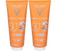 Vichy Capital Soleil Latte Solare Delicato per Bambini SPF50+ 300ml 2x