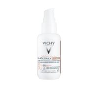 Vichy Capital Soleil UV-Age Daily, Fluido Solare Colorato Antiage SPF50+, Effetto Anti-Rughe e Anti-Macchie, Con Niacinamide, Probiotici, Peptidi e Acqua Vulcanica di Vichy, Tinta: Media, 40 ml