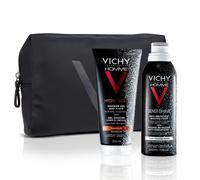 Vichy Pochette Regalo Uomo Hydra Mag C Gel Doccia 200ml + Sensi Shave Schiuma Da Barba 200ml