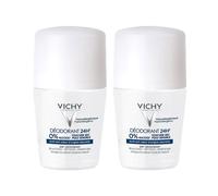 Vichy Deodorante 24 Ore senza Sali di Alluminio Sfera 2x50 ml - Deodorante Roll-On