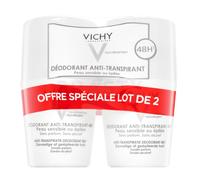 Vichy Deodorante Antitraspirante 48H Sensitive Roll-on 2 x 50 ml