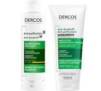 Vichy Dercos Duo Pack - Shampoo antiforfora per capelli secchi + balsamo lenitivo per cuoio capelluto - Dermatologicamente testato Cura dei capelli 2x200ml