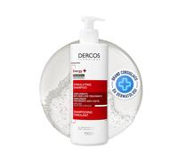 Vichy Dercos Shampoo Energizzante Per Tutti i Tipi di Capelli Azione Anti Caduta