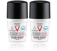 Vichy Homme Deodorante Anti macchie 50 ml 2x50 ml Roller