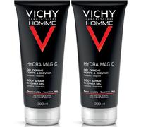 Vichy Homme Hydra Mag C Gel doccia corpo e capelli 200 ml 2x200 ml Gel