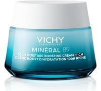 Vichy Minéral 89, Crema Idratante 72H, per Tutti I Tipi Di Pelle, Pelle Fortific