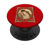 Vicino Abbastanza Per Sentirsi Per Sempre Art Nouveau Illustrazione PopSockets PopGrip Adesivo