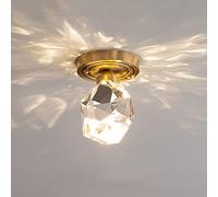 Vicino al soffitto in Oro Chiaro semifulco Lampada a soffitto a soffitto Postmoderno lampadario lampadario lampadario corridoio, lampadario per Il soffitto del corridoio della Cucina della Camera da