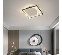 Vicino alle plafoniere, Lampada acrilica Ultrasottile dalla Forma Speciale, Lampada da soffitto di Lusso a Luce LED Dorata, Lampada da Lettura per Camera da Letto Principale, per Camera da Letto,