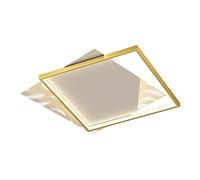 Vicino alle plafoniere, Lampada acrilica Ultrasottile dalla Forma Speciale, Lampada da soffitto di Lusso a Luce LED Dorata, Lampada da Lettura per Camera da Letto Principale, per Camera da Letto,