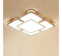 Vicino alle plafoniere, Lampada da soffitto a 4 luci, Lampada da Studio nordica per Soggiorno Camera da Letto, dimmerabile a Tre Colori, per corridoio Sala da Pranzo Soggiorno Camera da Letto