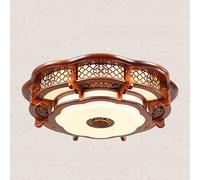 Vicino alle plafoniere, Lampada da soffitto Cava Rotonda Antica in Stile Cinese, Lampada da soffitto in Legno massello in Stile Cinese, Lampada da Camera da Letto, per Camera da Letto Soggiorno