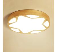 Vicino alle plafoniere, Lampada da soffitto per Camera nordica, Lampade a LED in Legno massello per Camera da Letto, Lampade a LED in Stile Giapponese, Luce Tricolore, per Sala da Pranzo Soggiorno