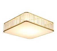 Vicino alle plafoniere, Plafoniera Minimalista postmoderna, Lampada da soffitto Quadrata in Pieno di Rame, per la Camera da Letto Studio dell'hotel Lampade per Ingresso sul Balcone Lampada a