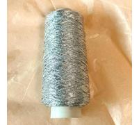 VICIYOO 1MM 200g Filato Metallico Argento Cordino Filo Glitter Uncinetto Rete Borsa Lavoro a Maglia Artigianato Fatto a Mano Borsa Borsetta Lavoro ad Ago Cucito Materiale