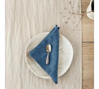 VICIYOO 4 Pezzi 40x40 cm tovaglioli in Puro Lino Panni Tessuto Morbido e Confortevole Accessori da Cucina riutilizzabili per Feste di Compleanno di Nozze