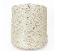 VICIYOO Filato Fantasia Glitterato da 500 g, Filato per Uncinetto a Mano, Filato per Maglieria, Filato per Ricamo con Paillettes, Filato per Maglieria, Filato per Ricamo, Paillettes