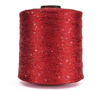 VICIYOO Filato Fantasia Glitterato da 500 g, Filato per Uncinetto a Mano, Filato per Maglieria, Filato per Ricamo con Paillettes, Filato per Maglieria, Filato per Ricamo, Paillettes