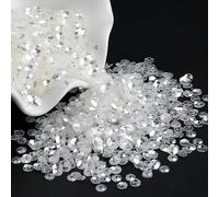 VICIYOO Paillettes di Cristallo Trasparenti 3mm 4mm 5mm 6mm PVC Rotondo Piatto Tazza Sciolta Paillettes Paillette Cucito Matrimonio Artigianato Fai da Te Accessori 10g