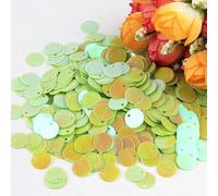 VICIYOO Paillettes Paillettes 10mm 15mm 20mm 25mm Grandi Paillettes Rotonde e Piatte con Foro per Decorazioni Fai da Te Carfs 10g
