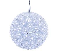 Vickerman Sfera luminosa a LED, bianco, bianco freddo, 50 litri